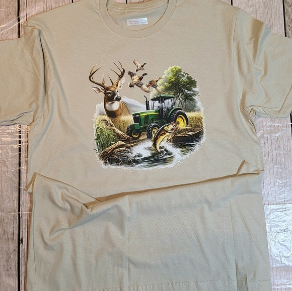 Hunting, Fishing, Farming Outdoor Enthusiasts Graphic Tshirt - Picture 8 of 10